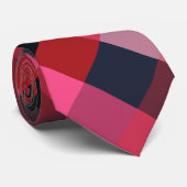 King Me Plaid Necktie Stropdas (Opgerold)