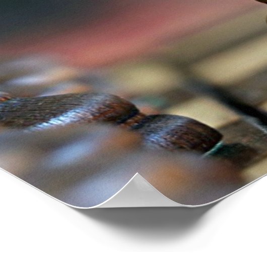 King Me-spel van schaken Poster (Hoek)