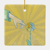 King Midas Golden Touch Keramisch Ornament (Achterkant)