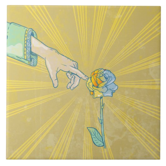 King Midas Golden Touch Tegeltje (Voorkant)