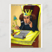 King Midas vangt Common Gold Funny Gifts T - shirt Briefkaart (Voorkant)