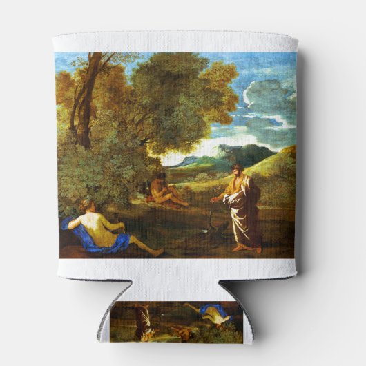 King Midas verandert een eiken tak in Gold Blikjeskoeler (Achterkant)