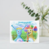 King Monty en Prince Marvin Briefkaart (Staand voorkant)