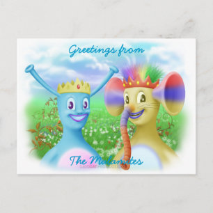 King Monty en Prince Marvin Briefkaart