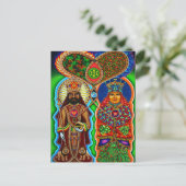 King n Queen Briefkaart (Staand voorkant)
