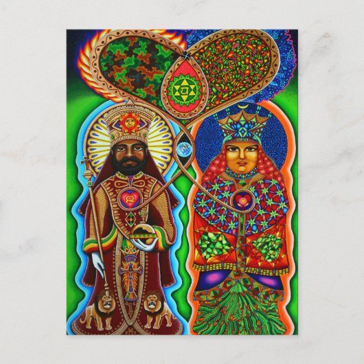 King n Queen Briefkaart (Voorkant)