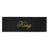 King Name Tag (Voorkant)