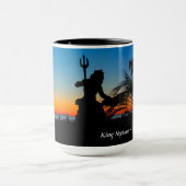 King Neptune bij Sunrise Silhoutte Mok (Midden)