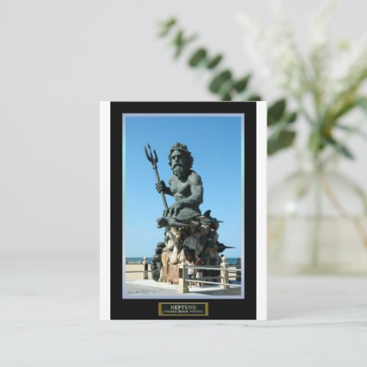 King Neptune Briefkaart (Staand voorkant)