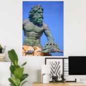 King Neptune door Shirley Taylor Poster (Thuiskantoor)