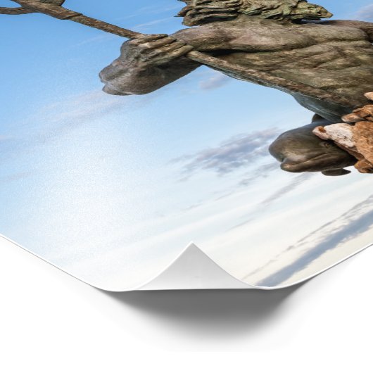 King Neptune Foto Afdruk (Hoek)