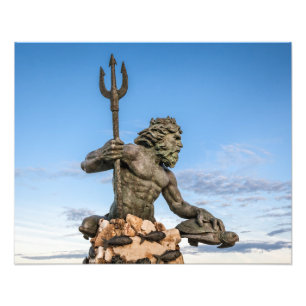 King Neptune Foto Afdruk