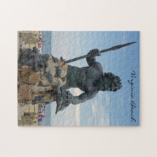 King Neptune in Virginia Beach Legpuzzel (Horizontaal)