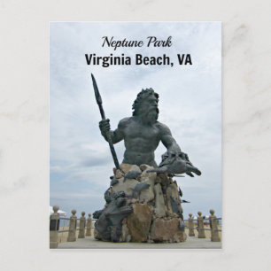 King Neptune Park, Virginia Beach, VA Briefkaart