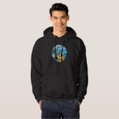 King Neptune Plays Tennis Hoodie (Voorkant volledig)
