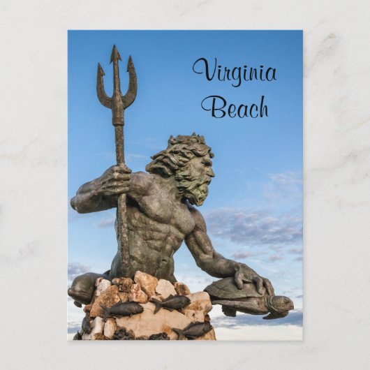 King Neptune Statue Briefkaart (Voorkant)