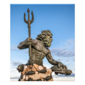 King Neptune Statue Foto Afdruk (Voorkant)