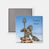 King Neptune Statue Magneet (Voorkant / Achterkant)