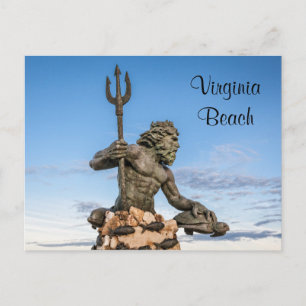 King Neptune Statue Postcard Briefkaart