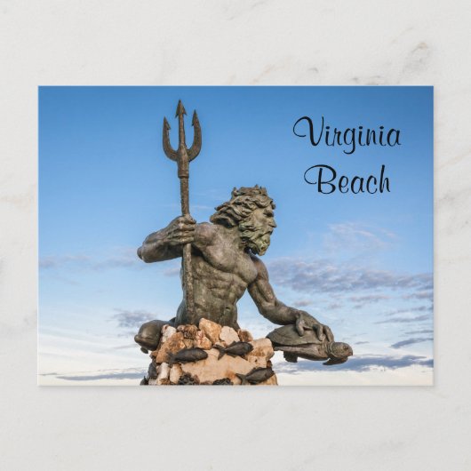 King Neptune Statue Postcard Briefkaart (Voorkant)