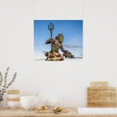King Neptune Statue Poster (Keuken)