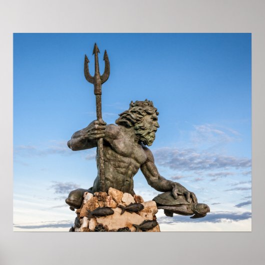 King Neptune Statue Poster (Voorkant)