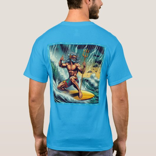 King Neptune SURF T-shirt (Achterkant)