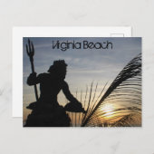 King Neptune Virginia Beach briefkaart (Voorkant / Achterkant)