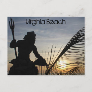 King Neptune Virginia Beach briefkaart