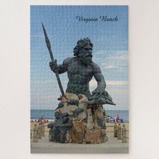 King Neptune Virginia Beach Legpuzzel (Verticaal)