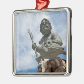 King Neptune Virginia Beach Statue Metalen Ornament (Links)