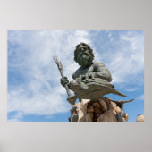 King Neptune Virginia Beach Statue Poster (Voorkant)