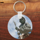 King Neptune Virginia Beach Statue Sleutelhanger (Voorkant)