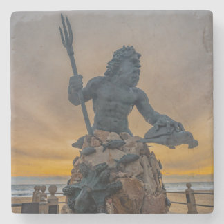 King Neptune Virginia Beach Stone Onderzetter