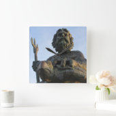 King Neptune Virginia Beach Vierkante Klok (Huis)