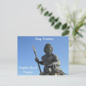 King Neptune, Virginia Beach, Virginia Briefkaart (Staand voorkant)