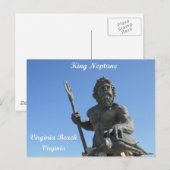 King Neptune, Virginia Beach, Virginia Briefkaart (Voorkant / Achterkant)