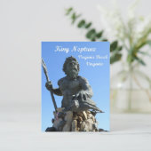 King Neptune, Virginia Beach, Virginia Briefkaart (Staand voorkant)