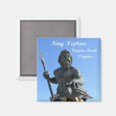 King Neptune, Virginia Beach, Virginia Magneet (Voorkant / Achterkant)