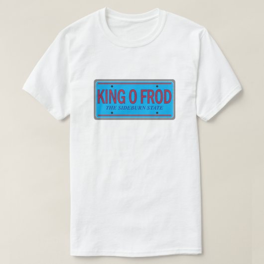 King O Frod Funny Licentie Bord Retro Graphic T-shirt (Design voorkant)