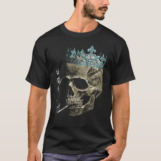 King of Ashes - Gothic Streetwear Design T-shirt (Voorkant)