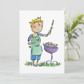 King of BBQ Kaart (Staand voorkant)