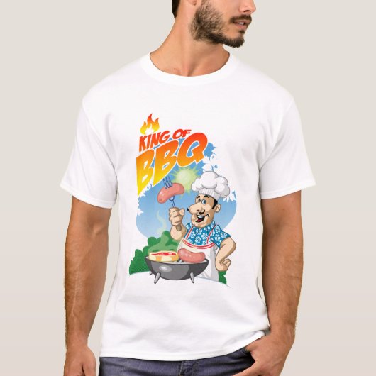 King of BBQ T-shirt (Voorkant)
