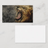 King of Beasts Roaring Visitekaartje (Voorkant / Achterkant)