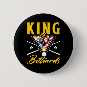 King of Billiards Pool Snooker Biljart Rack Cue Ronde Button 5,7 Cm