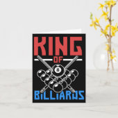 King of Billiards Snooker Pool Biljart Rack Cue Kaart (Gele Bloem)