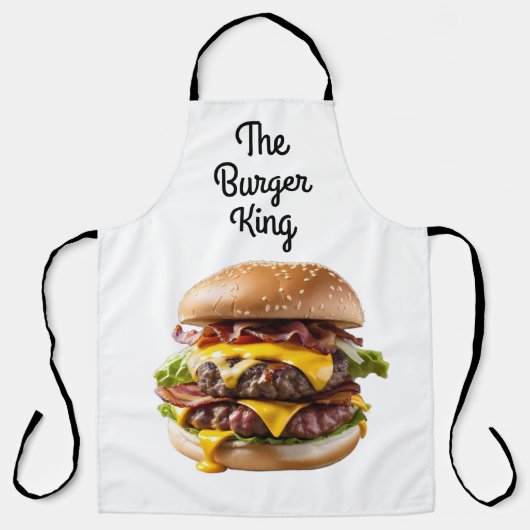 King of Burgers Chef Schort (Voorkant)