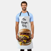 King of Burgers Chef Schort (Gedragen)