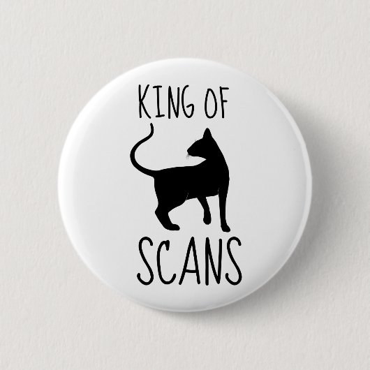 King of CAT Scans Ronde Button 5,7 Cm (Voorkant)