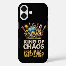 King Of Chaos: Handige vader repareert alles behal iPhone 16 Hoesje
